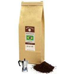 Café moulu pure origine Caracoli du Brésil