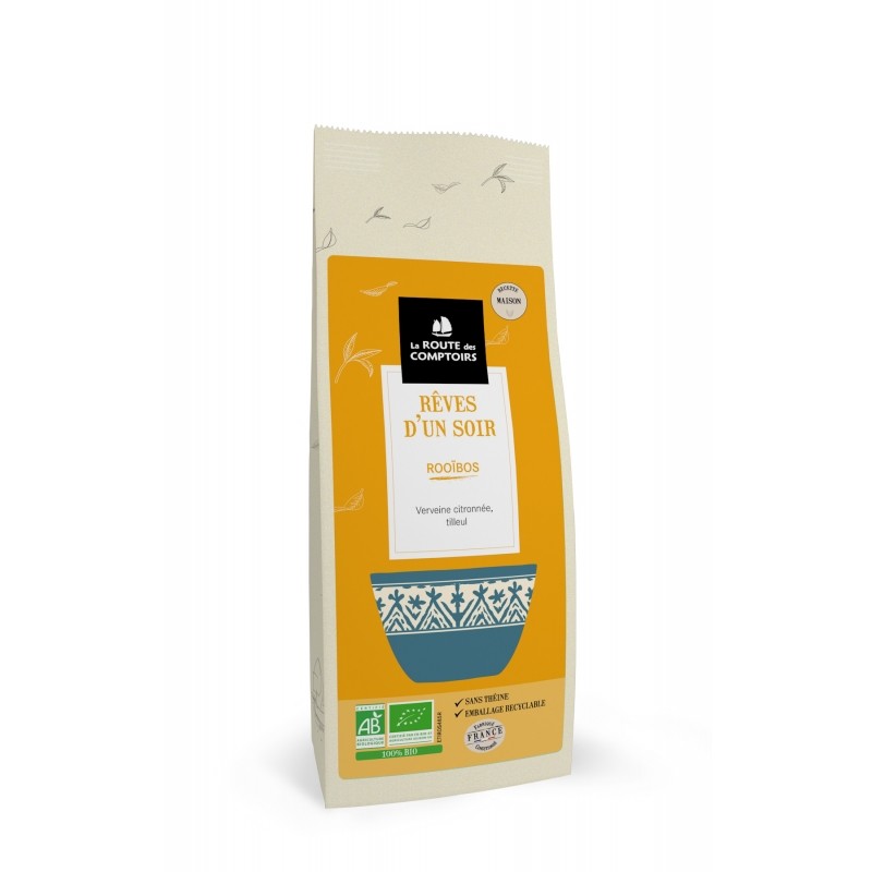 Rooibos bio verveine tilleul - Sachet de 100g