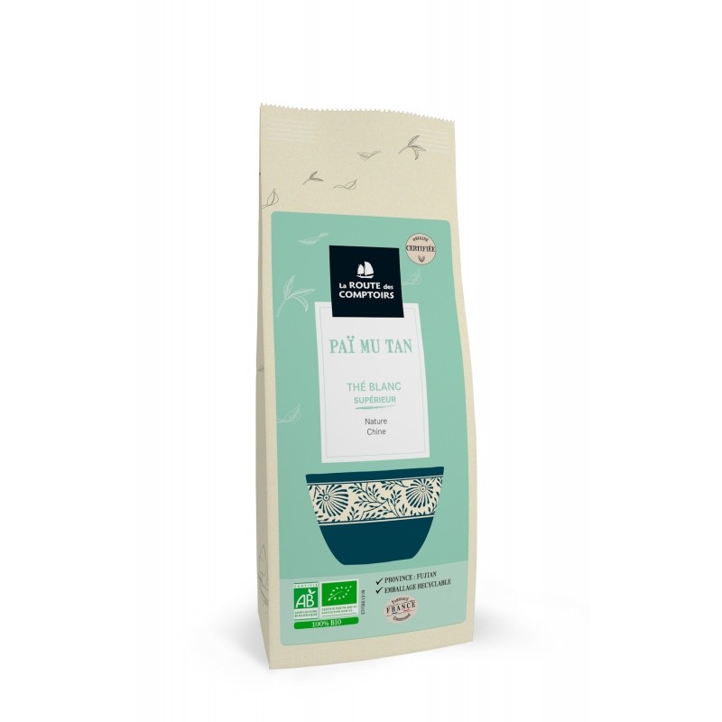 Thé Blanc Paï Mu Tan Bio - Sachet de 50g