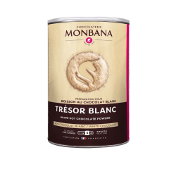 Chocolat Monbana en poudre Trésor de Chocolat Blanc - 200g