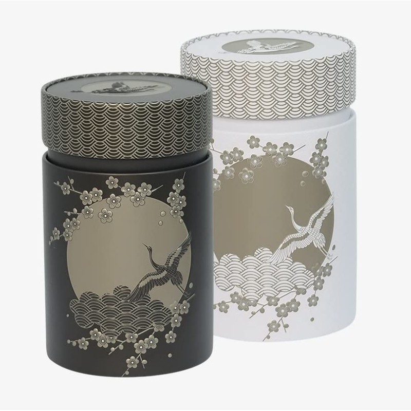 Eigenart Casa Komorebi Lot de 2 boîtes métalliques rondes, capacité de 150 g