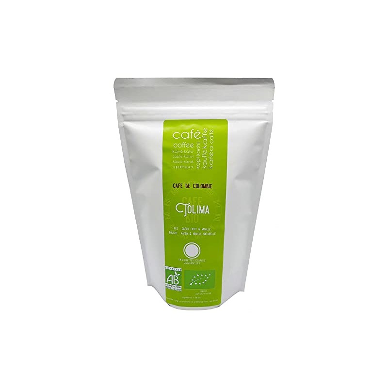 Café Bio en dosette souple - Colombie Tolima