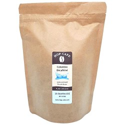 HOP CAFE - Café en dosette ESE - Décaféiné sans solvant par 25