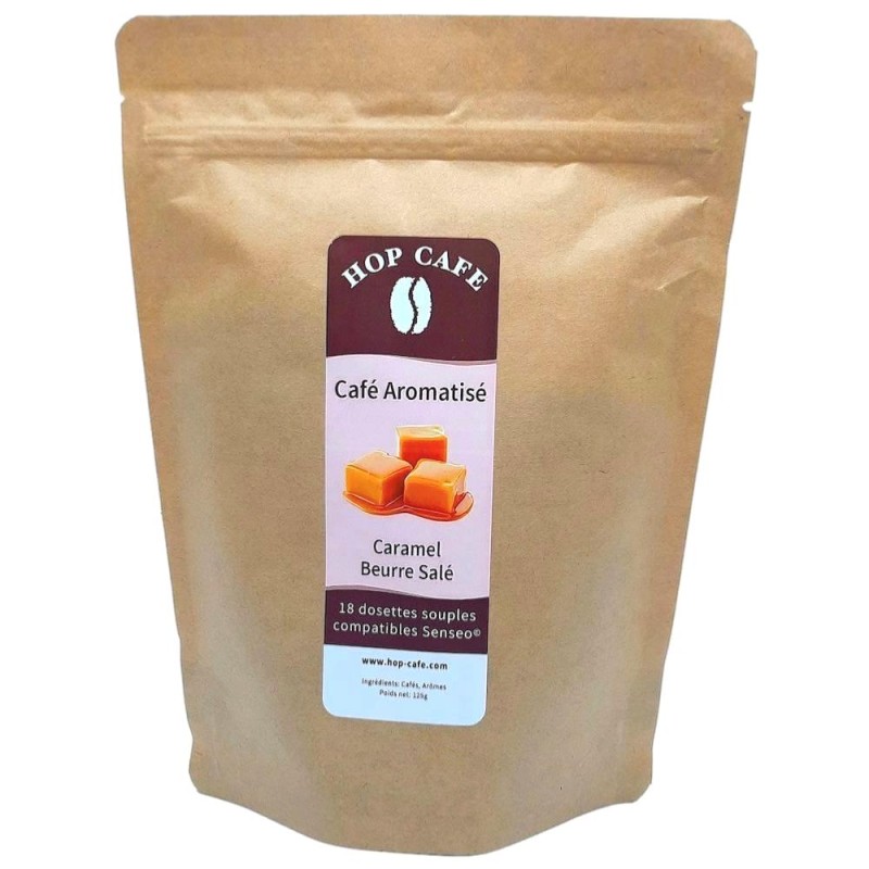 Café en Dosette souple - Arôme Caramel Beurre Salé