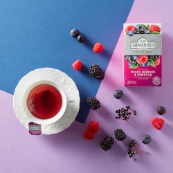 Infusion Ahmad Fruits des Bois et Hibiscus - Boite de 20 sachets