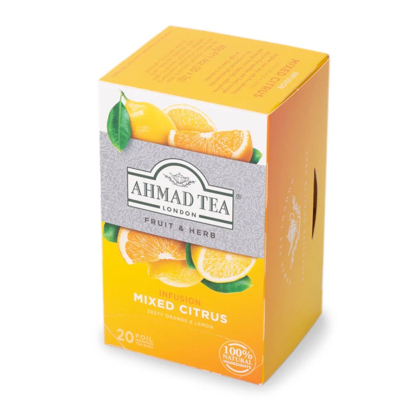 Infusion Ahmad Agrumes - Boite de 20 sachets