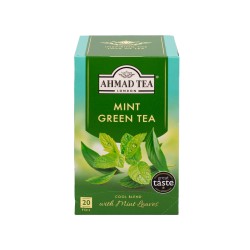 Thé vert Ahmad Menthe - Boite de 20 sachets