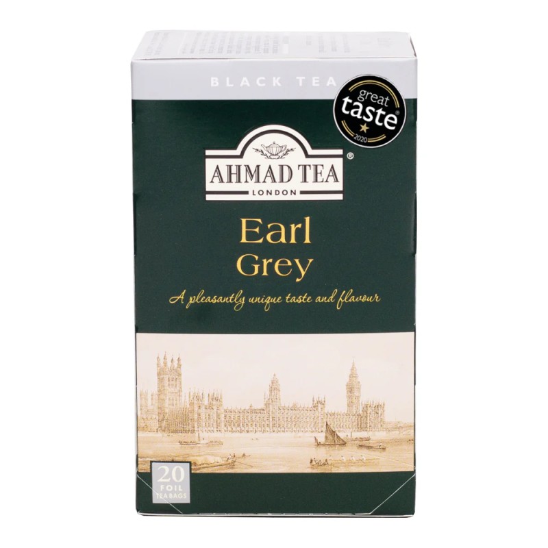 Thé noir Ahmad Earl Grey - Boite de 20 sachets