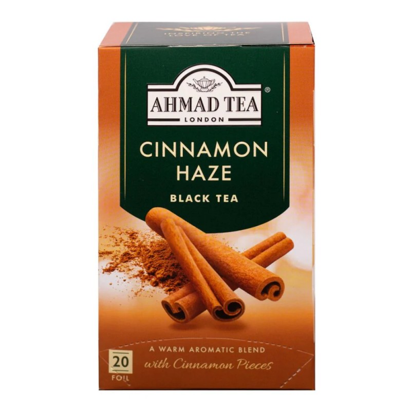 Thé noir Ahmad Cannelle - Boite de 20 sachets