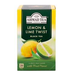 Thé noir Ahmad Citron - Boite de 20 sachets
