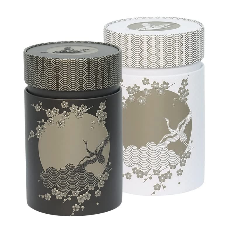 Eigenart Casa Komorebi Lot de 2 boîtes métalliques rondes, capacité de 150 g