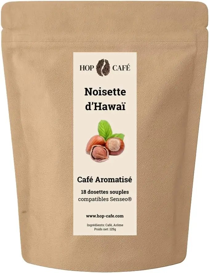 Café en Dosette souple - Arôme Noisette d'Hawaï