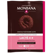 Sachet Monbana de chocolat en poudre lacté 4 étoiles