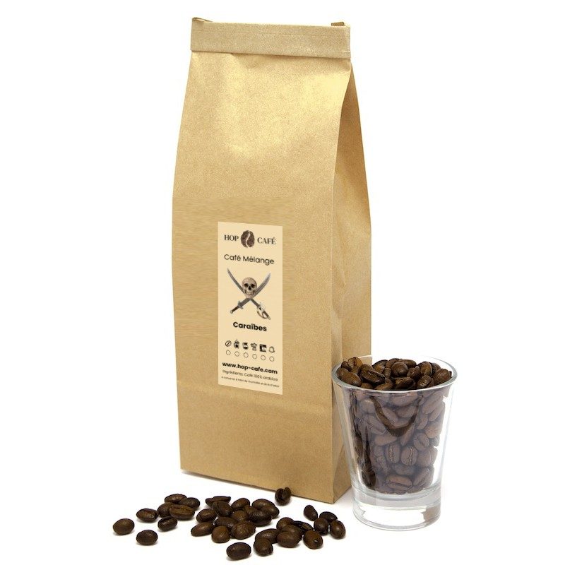Café en grains - Mélange de Caraïbes - Hop Café