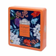 Coffret en métal renfermant une sélection de 32 sachets de thé Ahmad