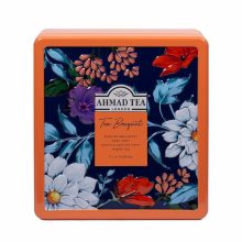 Coffret en métal renfermant une sélection de 32 sachets de thé Ahmad