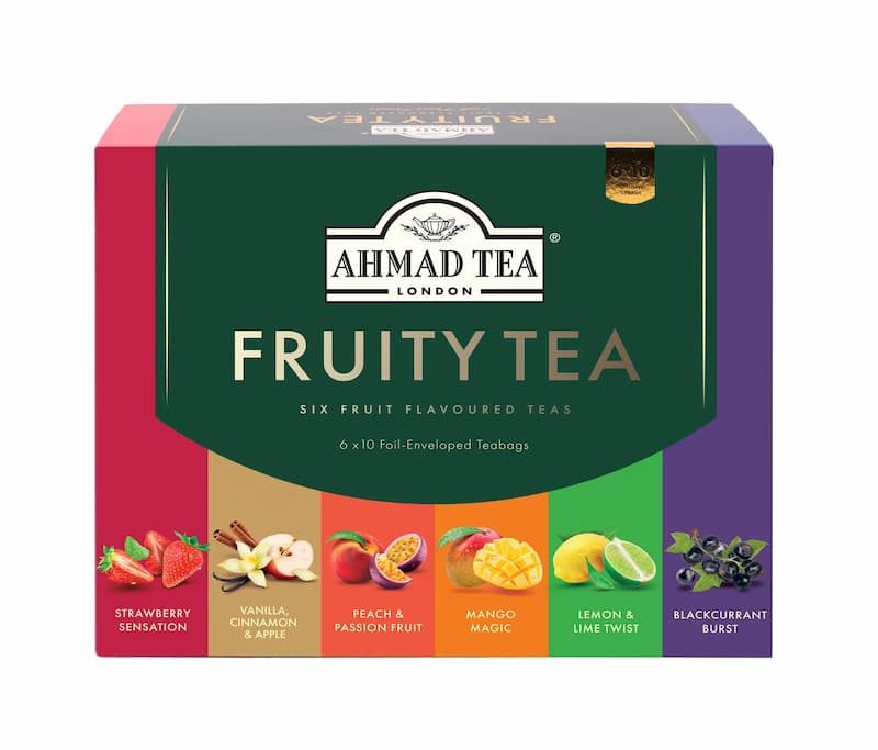 Coffret de 60 sachets de thés fruités de Ahmad Tea