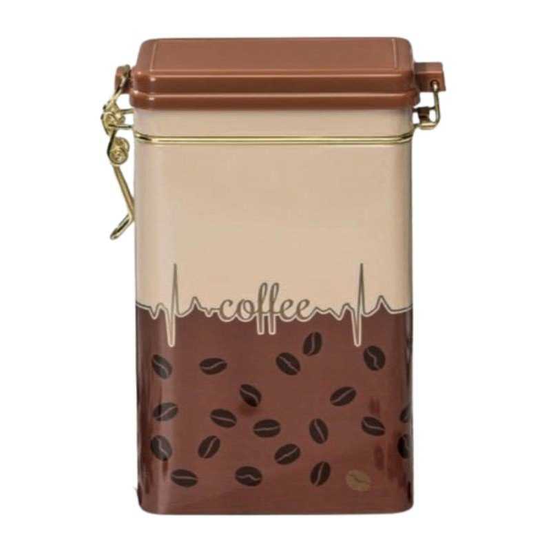 Boite à café hermétique en métal