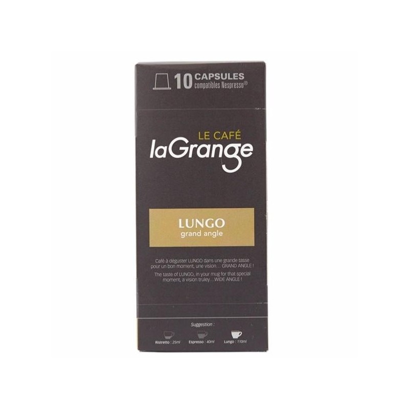 Capsules laGrange pour Nespresso* - Lungo