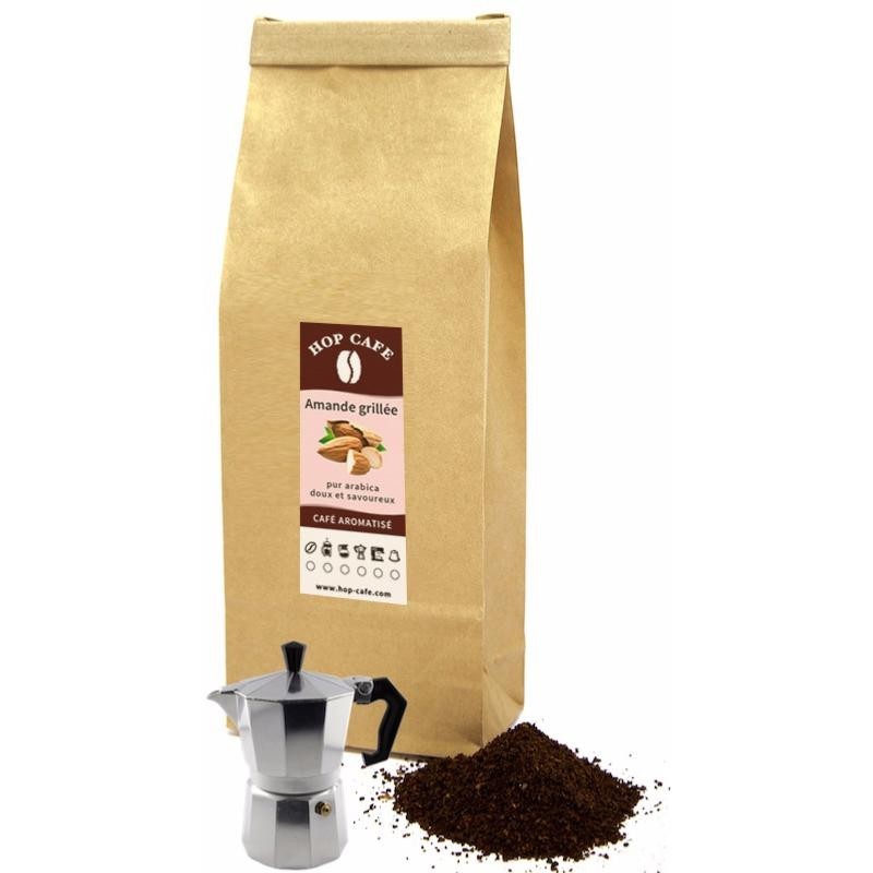 Café moulu - Arôme Amande et Amande grillée
