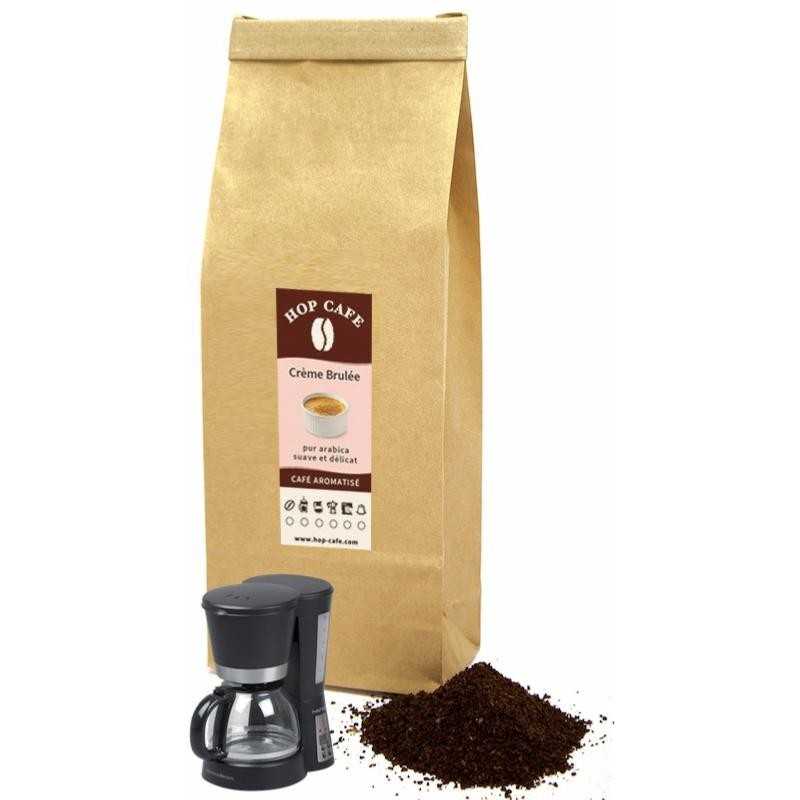 Café moulu - Arôme Crème Brûlée Café moulu - Arôme Crème Brûlée