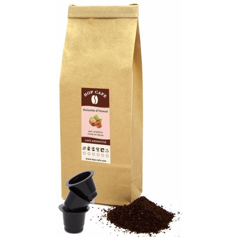 Café moulu - Arôme Noisette d'Hawaï