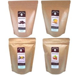 Pack Découverte 4 x 18 Dosettes Souples de Café Aromatisé