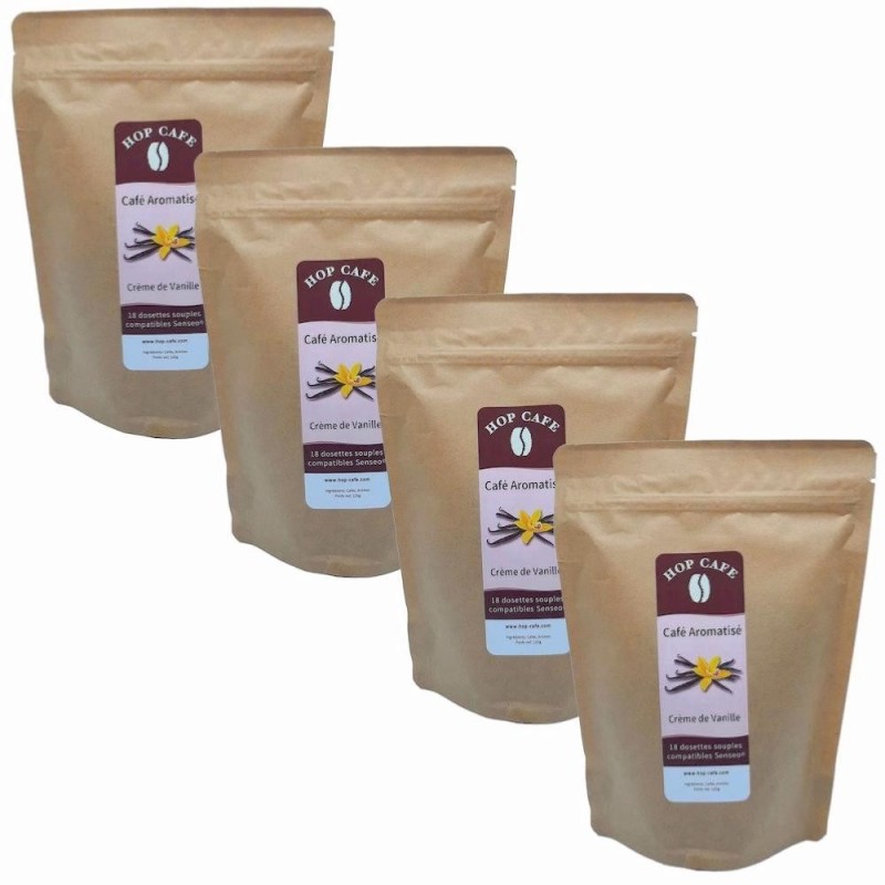Pack 72 Dosettes Souples Aromatisées Vanille