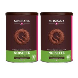 Chocolat Monbana en poudre arôme Noisette - 2 x 250g