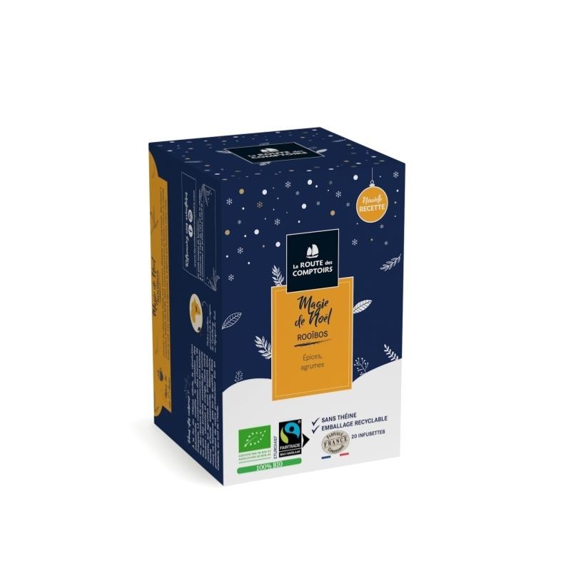 Rooibos Magie de Noël Bio - Boite de 20 sachets