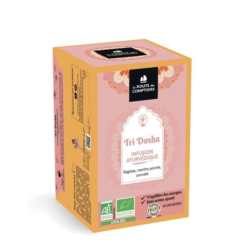 Infusion Ayurvédique Tri-Dosha Bio - Boite de 20 sachets