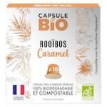 Rooibos bio Caramel – 10 capsules pour Nespresso*