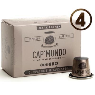 40 Capsules pour Nespresso* Cap Mundo Dark Ebene