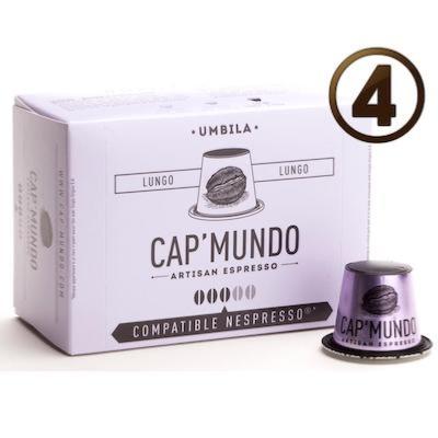 40 Capsules pour Nespresso* Cap Mundo Umbila