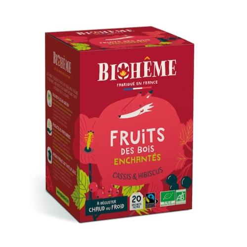 Infusion Biohême Fruits des Bois bio - Boite de 20 sachets