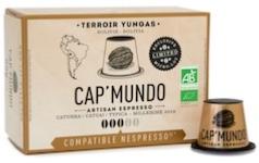 Capsules Bio pour Nespresso* Cap Mundo Terroir Yungas