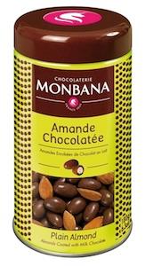 Amandes chocolatées Monbana - 180g