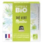 Thé Vert bio Menthe – 10 capsules pour Nespresso*
