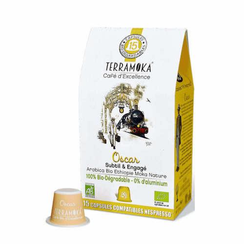 15 Capsules Bio Terramoka pour Nespresso* - Oscar