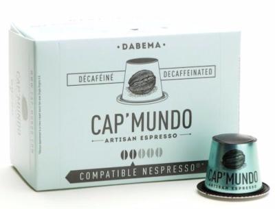 Capsules décaféiné pour Nespresso* Cap Mundo Dabema