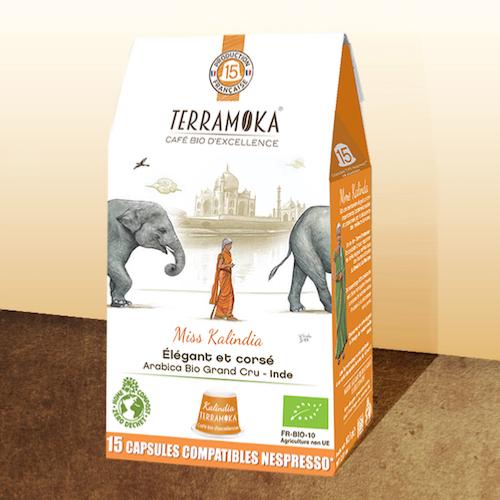 15 Capsules Bio Terramoka pour Nespresso* - Kalindia