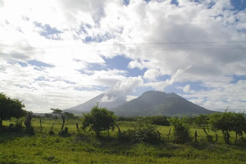 Paysage volcan du Nicaragua