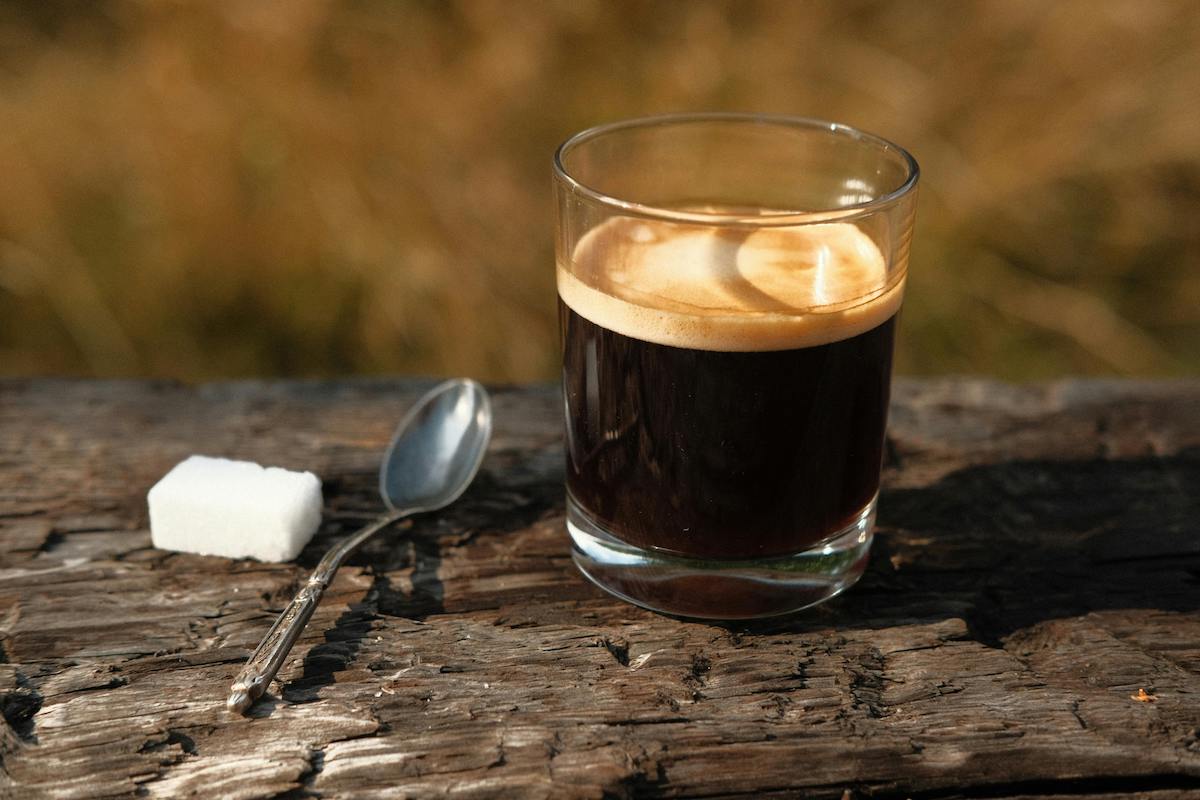 Tasse de café avec une dosette souple