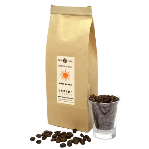 Sachet de café en grains - Soleil de Noël