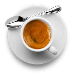 une tasse de café expresso