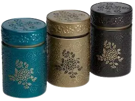 Lot de 3 boites à thé de Eigenart Yumiko - 150g